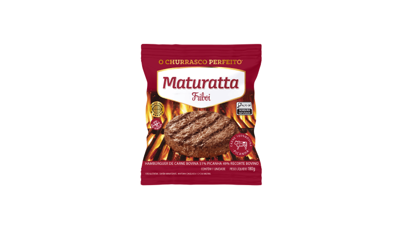 HAMB MATURATTA CARNE BOV/FRALD 180G